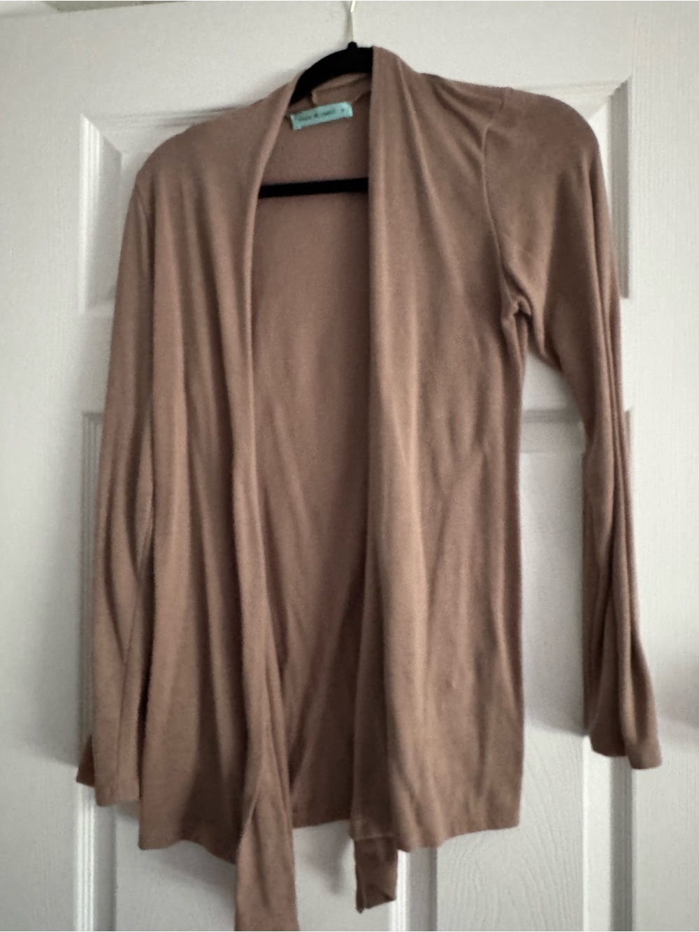 Chris & Carol Tan Open-Front Women's Cardigan